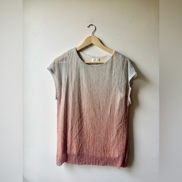 APRICOT | Ombré Plisse top | size 6 - Picture 4 of 7